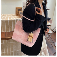 Sac fourre-tout à imprimé géométrique tendance, personnalisable, multicolore, grande capacité, sac à bandoulière pour femme, ouverture en V, pour le bureau et le shopping