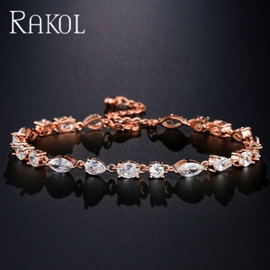 Rakol 2022 BP2260ลดกระหน่ำเครื่องประดับคริสตัลสำหรับผู้หญิงสร้อยข้อมือเพทายแบบปรับได้ - Product Image 2