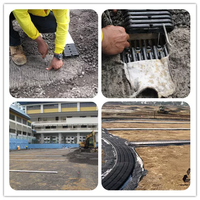 Tuyau de drainage plat perforé en PEHD pour terrains de football, prix usine, pour installation souterraine