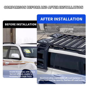 Highlander Roof Luggage Rack Expansion Dedicated Roof Platform Folding <strong>Ladder</strong> Backpack Mecha <strong>Net</strong> - Product Image 4