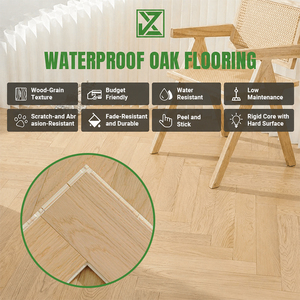 Modern Design Waterproof UV Lacquered Anti-slip White Oak <b>Engineered</b> Wood <b>Flooring</b> for Living Room Kitchen & Bathroom - Product Image 6