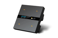 Interruptores inteligentes de pared para el hogar de aluminio de 4 entradas para Tuya Zigbee, controles táctiles inteligentes eléctricos, interruptor de iluminación, tipo interruptor de 4 vías