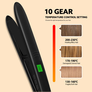 Plancha <span class=keywords><strong>de</strong></span> <span class=keywords><strong>pelo</strong></span> <span class=keywords><strong>de</strong></span> hierro plano <span class=keywords><strong>de</strong></span> cerámica ligera profesional dirigida <span class=keywords><strong>para</strong></span> <span class=keywords><strong>el</strong></span> tipo <span class=keywords><strong>de</strong></span> cabello específico alisador <span class=keywords><strong>de</strong></span> <span class=keywords><strong>pelo</strong></span> <span class=keywords><strong>de</strong></span> hierro - Product Image 4