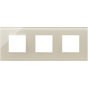 6M 3 Gang Wall <b>Switch</b> <b>Plate</b> 27.1cm x 11.4cm x 3.2cm Hemp White - Product Image 1