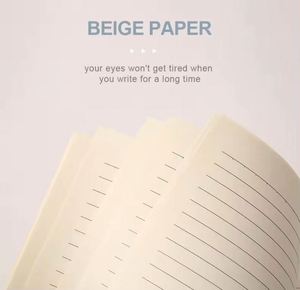 Low Moq Ready Stock White 300 Pages Thick Leather Hardcover for Students CUSTOM <b>Notebook</b> Journal <b>A5</b> <b>Spiral</b> - Product Image 3