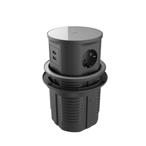 Prise pop-up UE personnalisée station de chargeur tour d'alimentation rétractable cachée <span class=keywords><strong>multiprise</strong></span> encastrée - Product Image 1
