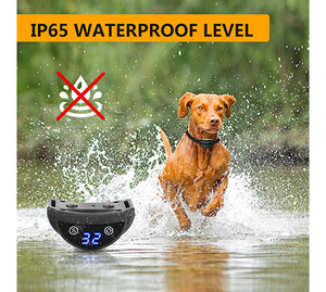 Caliente recargable sonido vibración choque Collar mascota Anti gruñido Collar LED pantalla <span class=keywords><strong>perro</strong></span> dejar de ladrar Collar - Product Image 5