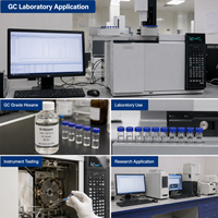 Hexane de qualité HPLC CAS 110-54-3, solvant de qualité analytique pour l'analyse par chromatographie en phase gazeuse et les applications de recherche en laboratoire