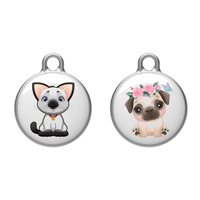 Localizador antipérdida de rastreador de mascotas para perros y gatos, interruptor de control de aplicaciones compatible con dispositivos Apple