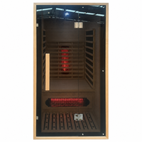 Prix de la salle de sauna en bois massif de thérapie par la lumière rouge à spectre complet portable