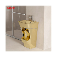 Kidoir Luxe Or Mosquée Wudhu Lave-pieds Bain de pieds Lave-pieds Musulman Wudumate Wudu Bassin Ablution Lave-pieds à la main Wudu Sink