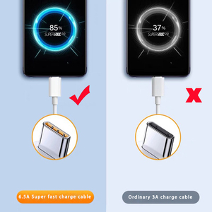 65W <span class=keywords><strong>USB</strong></span> C Cáp 6.5A nhanh chóng sạc Type-C cáp cho Oppo siêu VOOC realme 6 Pro <span class=keywords><strong>X50</strong></span> X3 X5 Pro x50m x50t V5 C3 sạc nhanh 3.0 - Product Image 5