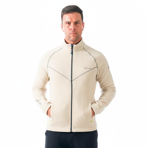 TIVO pile Polartec uomo leggero antivento impermeabile Outdoor abbigliamento Casual cappuccio con cerniera in tessuto autunnale - Product Image 2