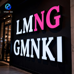 Letras 3D con Iluminación Frontal de Acrílico, Resistentes al Agua, 12V/24V DC, con Logotipo Personalizado, Directo de Fábrica, para Tiendas Minoristas - Product Image 3