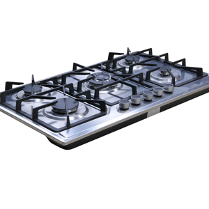 <span class=keywords><strong>Piano</strong></span> <span class=keywords><strong>Cottura</strong></span> a Gas <span class=keywords><strong>Incasso</strong></span> in Acciaio Inossidabile di Alta Qualità con Vaschetta Smaltata, Alimentato a Batteria per Hotel, Tipo GPL - Product Image 1