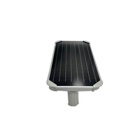 50W pabrik Cina harga grosir Outdoor semua dalam satu lampu jalan tenaga surya aluminium perumahan lampu jalan surya untuk jalan