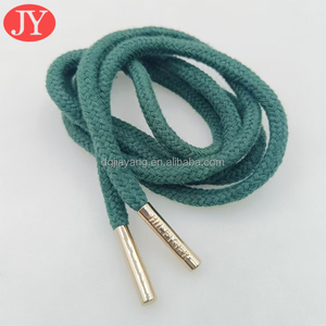 Tùy chỉnh khắc logo dây giày thay thế Bông Hoodie vẽ dây với kim loại khóa clip khóa Giày ren tip - Product Image 2