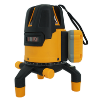 Niveau laser multi-lignes 3D auto-nivelant, 4 lignes verticales et 1 ligne horizontale, pour la construction