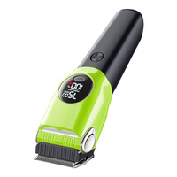 Tondeuse à poils pour animaux de compagnie professionnelle, rechargeable par USB, avec écran intelligent, kit de toilettage pour chats et chiens, lames en céramique à faible bruit, batterie 2000 mAh