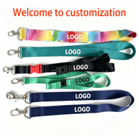Lanyard Ramah Lingkungan dengan Cetak Sublimasi, Tali Gantungan ID Card Custom, Tempat Kartu ID Tenun, Lanyard Nilon Custom Print