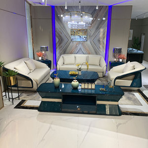 आधुनिक प्राचीन इतालवी लक्जरी सोफे ने उच्च गुणवत्ता वाले कपड़े असलस्टर्ड बटन टफ्टिंग कारखाने आधुनिक इतालवी लक्जरी सोफे की पेशकश की है। - Product Image 4