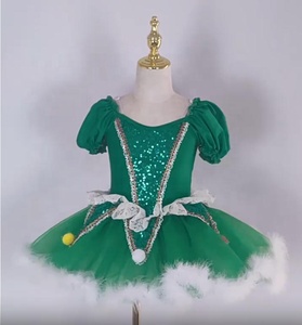 Vestido Tutú Navideño <span class=keywords><strong>de</strong></span> <span class=keywords><strong>Santa</strong></span> Claus para Cosplay, Baile, Actuaciones Infantiles y Disfraces <span class=keywords><strong>de</strong></span> Ballet - Product Image 2