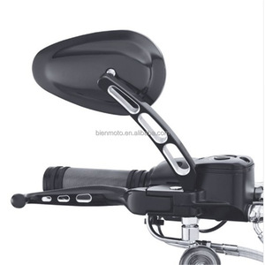 Rétroviseur latéral de moto 8 mm pour Harley Road King Touring XL 883 Sportster <span class=keywords><strong>Fatboy</strong></span> Dyna FXDF FLSTF Softail Springer - Product Image 2