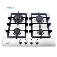 Cuisinière à gaz encastrable Xunda, 4 brûleurs, avec boutons, pour cuisine domestique, prix raisonnable