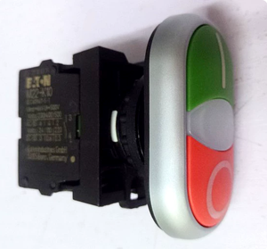 Interruptor de Botón Doble Iluminado <span class=keywords><strong>M22</strong></span>-<span class=keywords><strong>DDL</strong></span>-<span class=keywords><strong>GR</strong></span>-X1 X0 K11 230-W, Interruptor de Botón Piloto de Dos Posiciones 1NO 1NC - Product Image 5