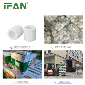 <span class=keywords><strong>Tienda</strong></span> de venta directa IFAN, tamaño completo, 20-110mm, accesorios de tubería, Material PPR, materiales de plomería, accesorios PPR - Product Image 4
