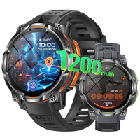 KC108 Smartwatch mit GPS Offline-Karten ChatGPT KI-Sprachassistent Taschenlampe Kompass Robuste Outdoor-Sport-Smartwatch für Männer