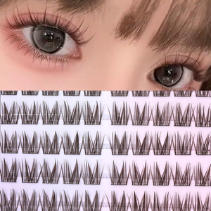 FIND LOVE Brown Glue-Free Clusters Pestañas Reutilizables 2-3 <span class=keywords><strong>veces</strong></span> de duración 3-5 días Pestañas autoadhesivas - Product Image 5