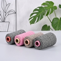 Fil recyclé en coton et polyester mélangé, fil filé à l'ouverture (OE), fil en cône, fil pour balai, fil pour gants, fil pour tablier