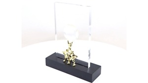 Premio de trofeo de campeón de calidad premium para torneos deportivos Acabado dorado elegante con grabado personalizado disponible en venta - Product Image 4