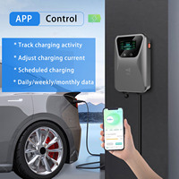 Cargador de Pared para Vehículos Eléctricos Monofásico de 7.4kW 32A, Enchufe para España y Portugal, Listo para Usar, Mejor Precio, Solución de Nivel Básico