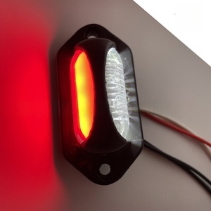Sistemas de Iluminación Automotriz, Luz de Matrícula Bicolor para Automóviles, Luz Lateral de 8 LED para Camiones, Luz Trasera para Autobuses y Remolques - Product Image 3