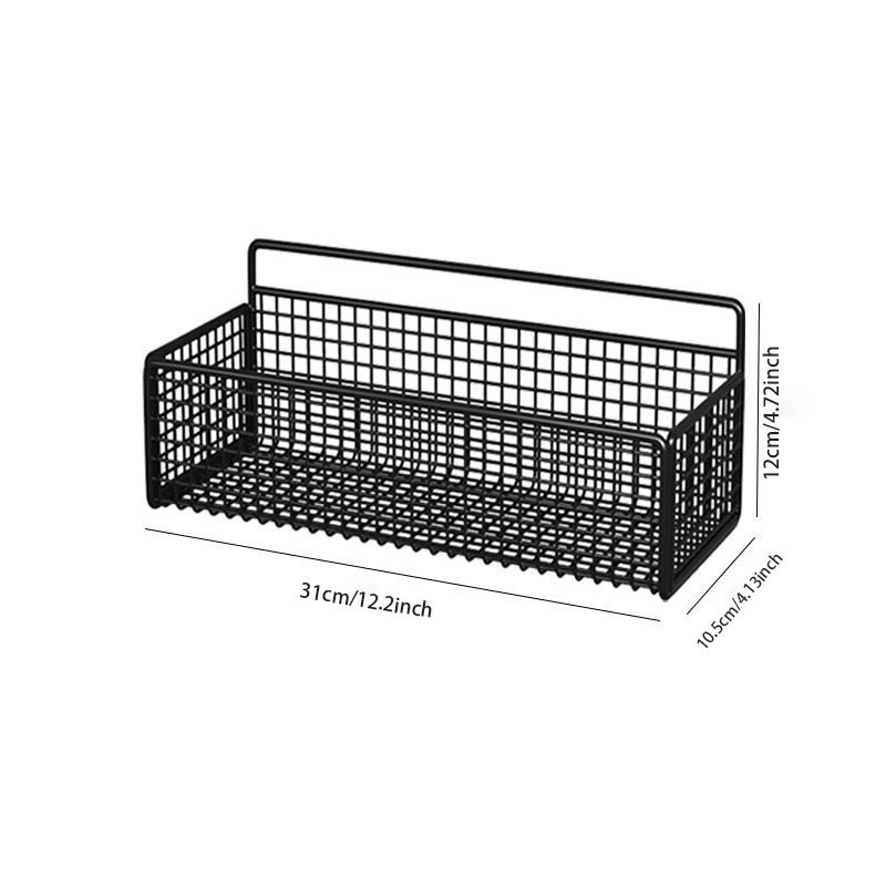 Large - Black (includes 2 adhesive hooks)