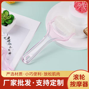 Masajeador de rodillos portátil para uso doméstico, cuentas de masaje de acupresión para brazos, piernas, masaje de meridianos, plástico, 19x9x0,9 cm, Unisex - Product Image 5