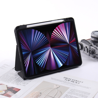 Vente en gros en cuir Pu antichoc Smart Cover Tablet Case Tablet Covers Covers pour ipad Cover Case Rotation de 360 degrés pour ipad pro 12.9