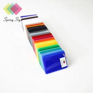 Feuille de plastique de couleur de signe de printemps, feuille acrylique de couleur extrudée et moulée prix