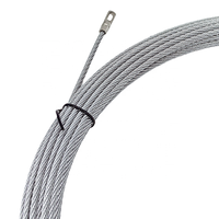Tire-fil électrique rétractable en acier de haute qualité 25M 30M avec bobine et coque ABS pour câbles et fils