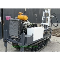 Machine de forage de puits d'eau hydraulique à moteur diesel de 300 m, mini-perceuse souterraine portable facile à utiliser, forage de 140-325 mm