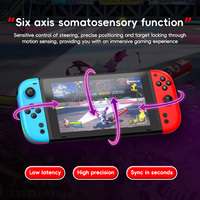 Support de double vibration avec réveil, contrôleur LED RVB coloré, remplacement pour Nintendo Switch