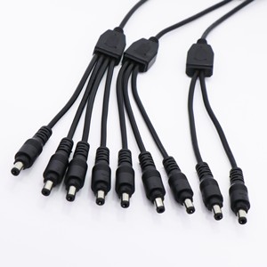 5521DC Power <b>Cable</b> 1 To 2 3 4 7 <b>Splitter</b> For Multiple Devices Sharing Power - Product Image 1