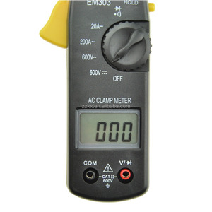 Pinza Amperimétrica Digital EM303, Medidor de Corriente Alterna, Voltímetro, Amperímetro Digital con Alarma Sonora EM303 - Product Image 2