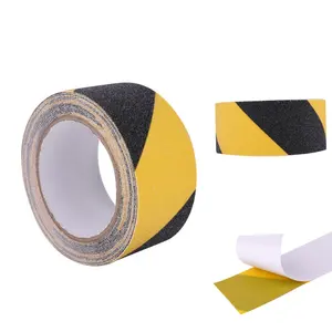 Clear Anti-Slip Stair Step Treads - 24x4 Inch Self-Adhesive Grit Tape With Pressure Roller