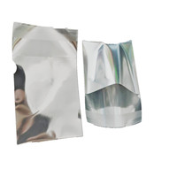 Kantong Zipper Anti-Statik Aluminium Foil ESD Ukuran Khusus, Kantong Aluminium Penghalang Kelembapan untuk Pengemasan Semikonduktor