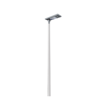 Lampadaire solaire tout-en-un à LED 60W IP65 Corps de lampe en alliage d'aluminium Alimentation CC pour l'éclairage routier
