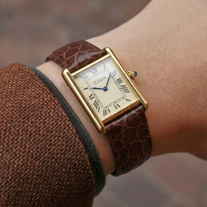 CILOA puede personalizar relojes cuadrados dorados para hombre, regalos de lujo nuevos, elegantes y de alta calidad, relojes de cuarzo impermeables. - Product Image 2