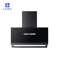 Hotte de cuisine intelligente murale professionnelle 60cm hotte aspirante avec hotte de cuisine de contrôle de filtre en acier inoxydable convertible
